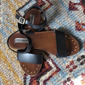Steve Madden Donddi Leather Sandals